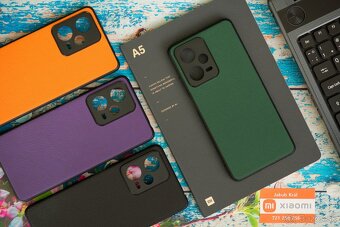 Puzdrá s koženkovým chrbtom pre Xiaomi / Redmi / Poco - 13