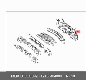 Mercedes E -class W213 2016 - zadne čelo celo stena - 13