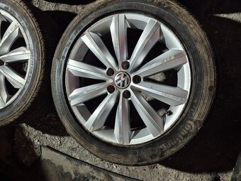 Predám elektróny 5x112r17 originál VW GROUP - 5kusov - 13