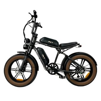 Štýlový fat ebike PVY,20x4..0",1000W,30Ah 1440Wh,50km/h,200 - 13