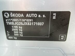 ŠKODA FABIA COMBI 1,9TDI 77kw KLimatronic ESP 2008 - 13