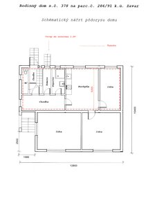 NA PREDAJ 3-izbový rodinný dom 128 m2 v obci Zavar - 13