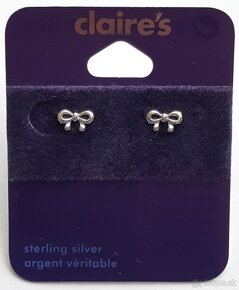 Strieborne nausnice - Claires - 13