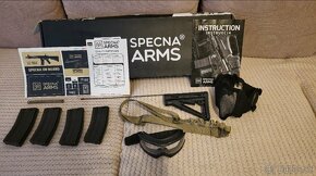 Specna arms M4,Glock 17 4gen + výbava - 13