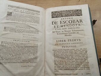 Starožitná kniha v luxusnom pergamentovom obale 1667 - 13