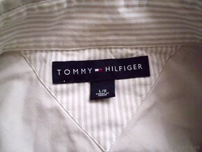 Tommy Hilfiger pánska béžová košeľa XL - 13