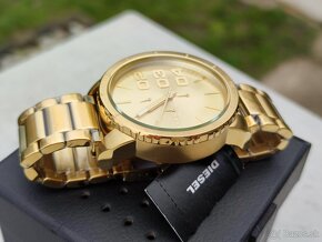 Zlaté hodniky DIESEL - Chronograph Gold, Originál s balením - 13