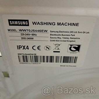 Pracka, práčka, samsung, WW70J5446EW - 13