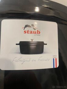 STAUB COCOTTE čierna lesklá , 28 cm, liatina/ nový - 13