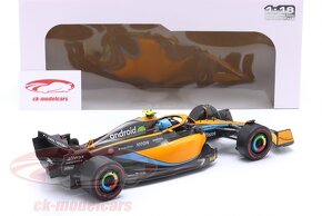 2X MCLAREN MCL36 2022 NORRIS A RICCIARDO SOLIDO 1:18 - 13