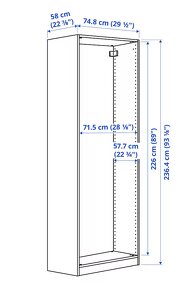 PAX skriňa biela 3m - 13