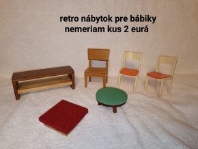 Retro nábytok pre bábiky - 13