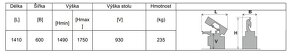 PEGAS 220x250 - ČESKÁ VÝROBA - GRAVITAČNÍ PÁSOVÁ PILA NA KOV - 13