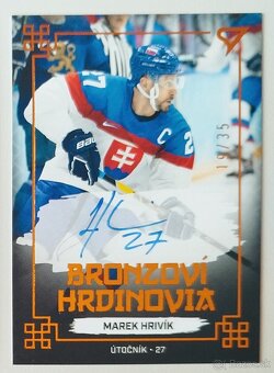 Hokejové kartičky HS 2022 - BRONZOVÍ HRDINOVIA BLACK AUTO/35 - 13