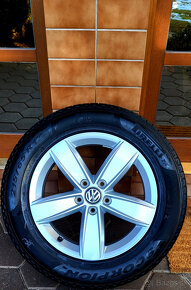 alu R17 5x112, zimné pneu 215/65, orig. VW Tiguan, Ateca... - 13