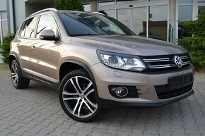 VW TIGUAN 2.0 TDI R-LINE 4x4, NAVI, F1, BIXENÓN, KOŽA, R19 - 13