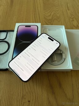 iPhone 14 Pro 128 gb Deep Purple v záruke + príslušenstvo - 13