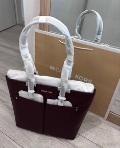 Burgundy kabelka Michael Kors - 13