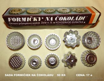 RETRO FORMIČKY, KOŠÍČKY, ORIEŠKY, VYKRAJOVAČKY, TRUBIČKY - 13