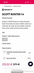 Detský bycikel SCOOT Roxter 14 - 13