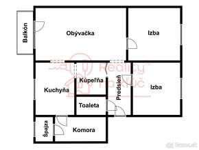 Na predaj 3-izbový byt s balkónom v centre mesta na Michalsk - 13