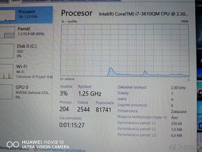 PREDANÉ.. Lenovo Y580 I7,16gb ram,2gb grafická,256gb ssd... - 13