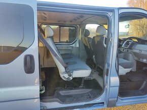 Renault trafic 2,0 dci,2011, predĺžený,9miest,klima - 13