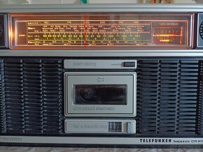 Telefunken Bajazzo CR800 stereo radiomagnetofon retro kazeťá - 13