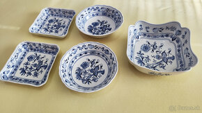 Originál cibuľový porcelán - Misy, podnos a tortový tanier - 13