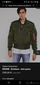 Alpha Industries letecka bunda bombera xxl - 13