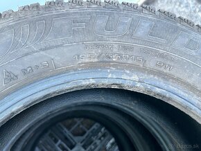 PREDÁM 4 kusy zimné pneumatiky FULDA 195/65 R15 91T - 13