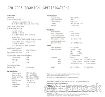 Harman Kardon DPR2005  7.1 120Wx7 - 13