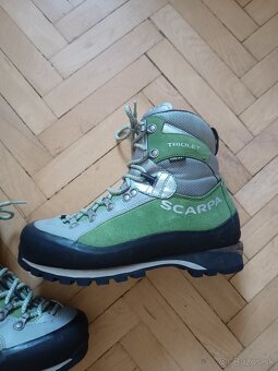 SCARPA goretex turisticke topanky VIBRAM velkost 39,5 a 38 - 13