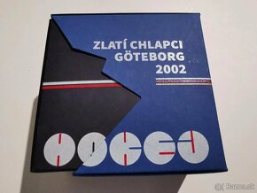 Zlatí chlapci z Gotegorgu- MS hokej 2002 zlatá medaila minca - 13