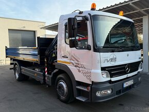 MERCEDES-BENZ ATEGO 1222 SKLÁPAČ S3 + HYDRAULICKÁ RUKA HIAB - 13