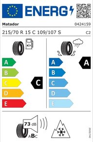 Celoročné pneumatiky 215/70 R15C DOT3522 - 13