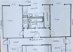 Predám 2 izbový byt bez balkóna - 13