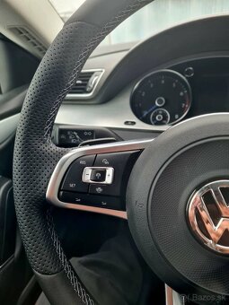 VOLANT VOLKSWAGEN R RLINE kožený BIELE PREŠÍVANIE - 13