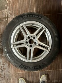 Zimná sada 255/55 r18 Michelin, disky Mercedes ML, 5x112 - 13