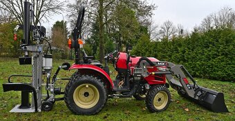 Štiepačka za traktor + elektromotor JANSEN TS-30K - 30 ton - - 13