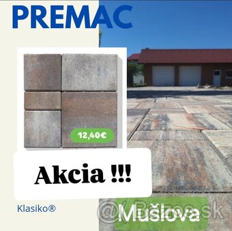 Predaj zámkovej dlažby  Premac už od 11,40€m2 - 13