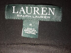 luxusné čierno-smaragdové šaty Ralph Lauren veľ.XS - 13