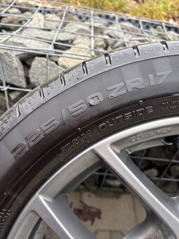 Predám 5x120 R17 BORBET Y + 225/50 R17 NOKIAN - 13