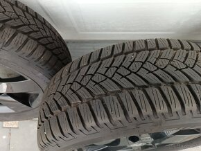 ALU disky Škoda 5x112 r16 ET43 zimné gumy 215/60 R16 - 13