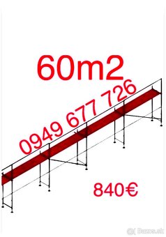 Predám lešenie stavebné lešenie certifikované pozinkované - 13
