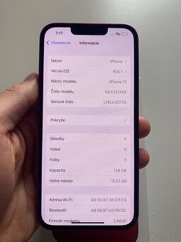 iPhone 13, 128GB, 86% batéria - 13