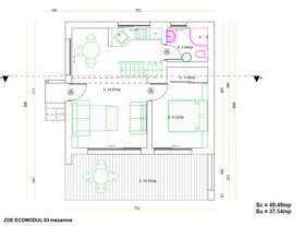 ZOE ECOMODUL 63 mezanine, drevodom, montovaná stavba - 13