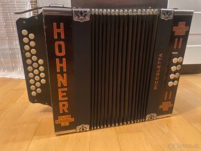 Heligonka Hohner Picoletta 2x B/ES 1943 Zinok - 13