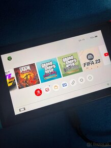 Nintendo Switch (komplet balenie + gta trilogy, fifa23, doom - 13