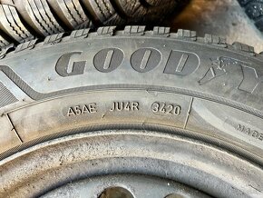 Zimné pneu 195/65 R15 7mm + disky 5x112 R15 - 13